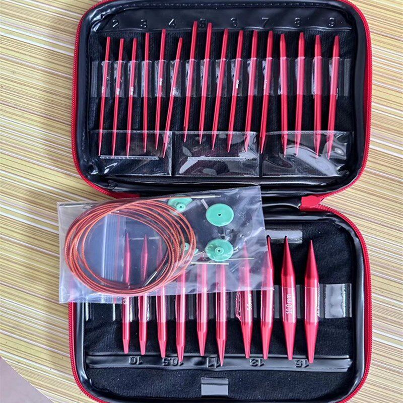 可拆卸环a形针diy棒针套装循环针手工打毛衣针编织毛线针编织工具