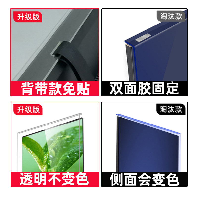 现货液晶电视保护屏防砸护眼防蓝光屏E幕膜55寸75有机钢化玻璃防