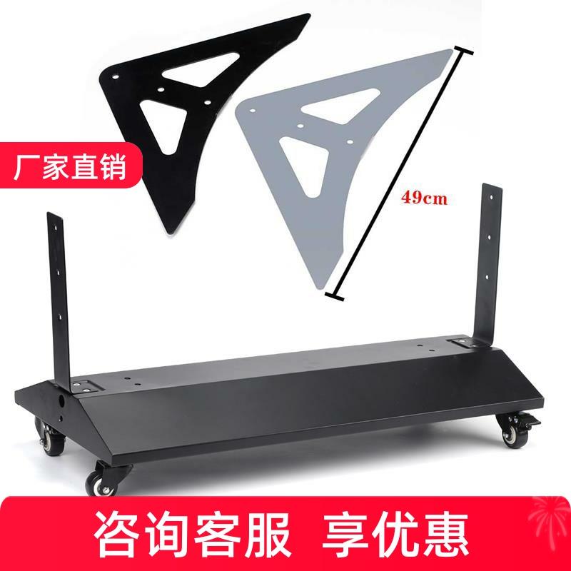 卡布灯箱型材配件软膜立式移动落地底座支撑架单双面广告牌三角架