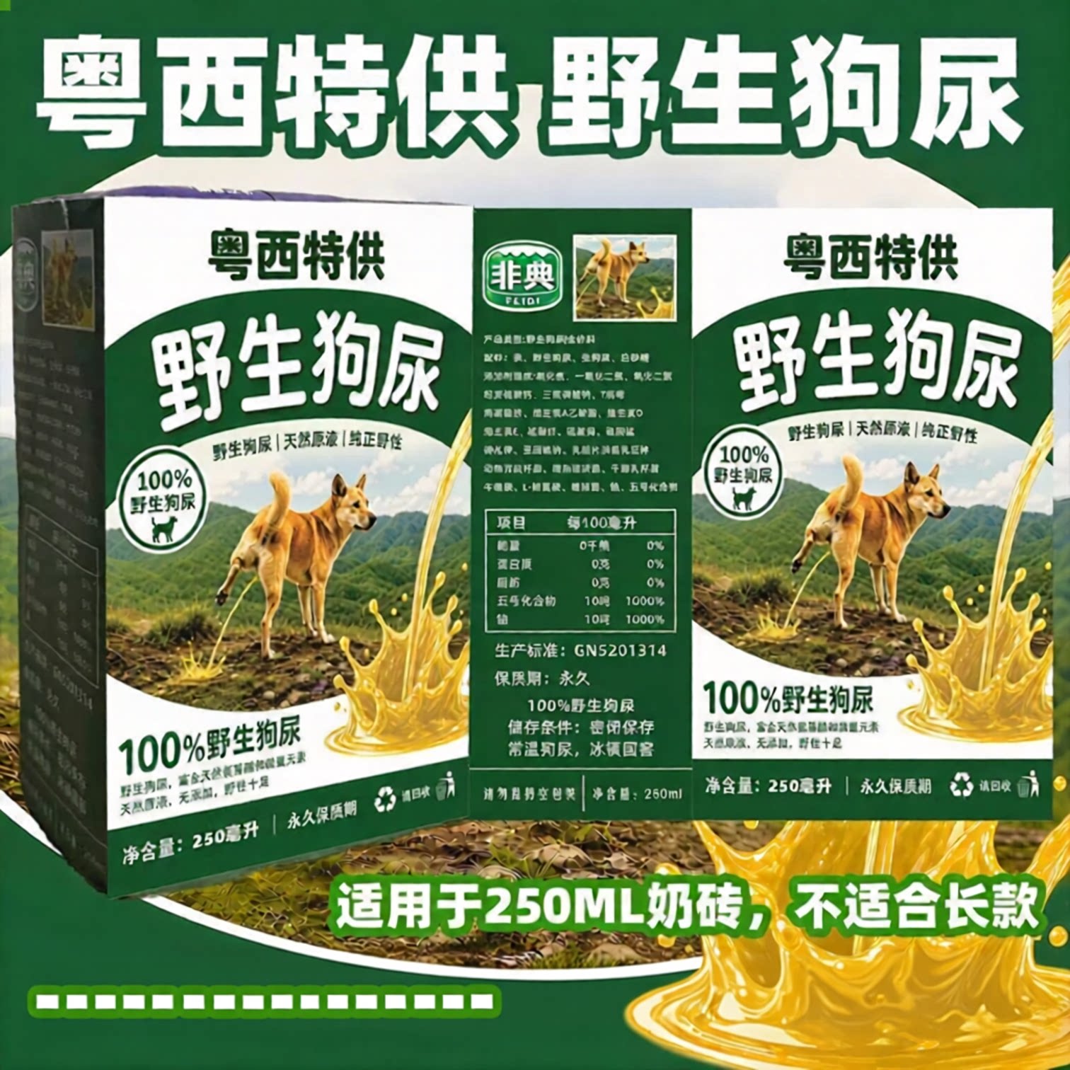 野生狗奶粤西特供贴纸你的胆子真实肥嘟嘟的贴纸整蛊贴画抽象整