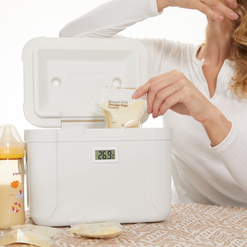 母乳保鲜冷藏箱手提便携式上班储存奶保冷移动车载冰箱疫苗保温箱