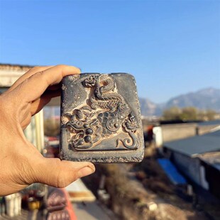 山西古建长治正觉寺过殿砖雕鸱吻冰箱贴旅游纪念品磁贴文创礼物