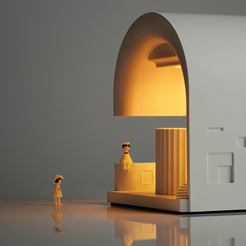 無非香薰无火融蜡灯香氛创意生日礼物卧室助眠融烛灯设计师香薰灯