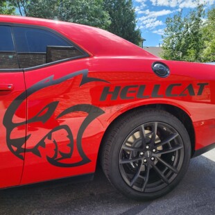 适用于道奇挑战者地狱猫汽车拉花个性装饰2019-2024款车身贴纸PVC