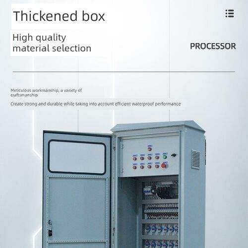 Plc控制柜电控柜工业污水控制柜空气水泵L变频控制柜配电箱控制柜
