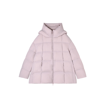 1-10F C 新款花苞连帽泡芙感宽松羽绒服外套 M29