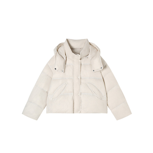 云朵感小个子宽松连帽短外套 C新款 M36 27H