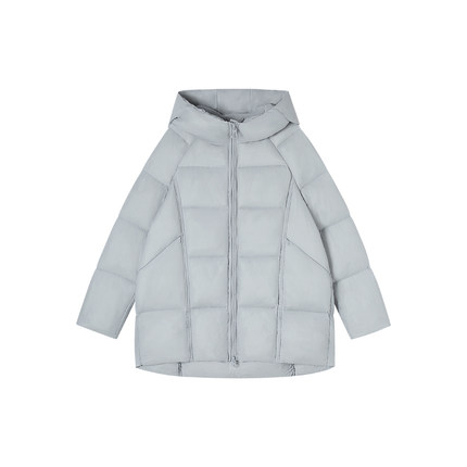 12-28F C 新款雾面云朵感简约宽松连帽外套 M47