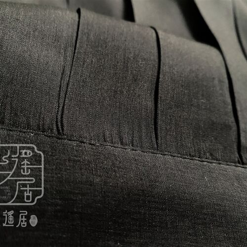 【上遥居】百搭黑色衬裙 一片z式黑色衬裙 单层 内搭【现货】
