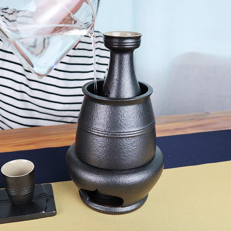 甄选万舜日式温酒壶陶瓷家用般若酒具套装烫酒分酒器礼品