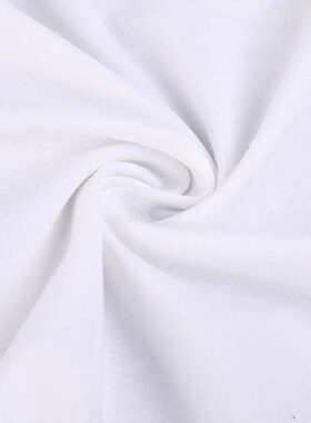 甄选纯棉三防双面布 白小T科技功能性凉感液氨针织布料