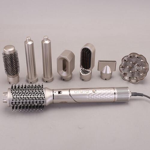 甄选ENZO恩佐EN-755速7合1直发器发梳一步热风造型器吹风机卷发器