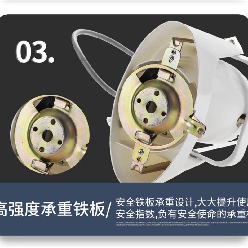 吸顶扇楼顶扇16寸18寸学校宿舍工程吸顶风扇FD40摇头家用吊顶风扇
