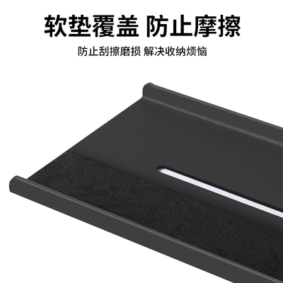 新款电视机冷轧钢免打孔顶盒置物架电脑显示器支架托架顶部路由器
