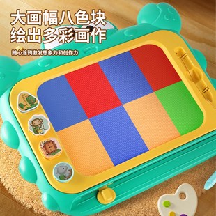 儿童磁性画板写字板可擦婴幼儿宝宝绘画神器家用涂色涂鸦板超大