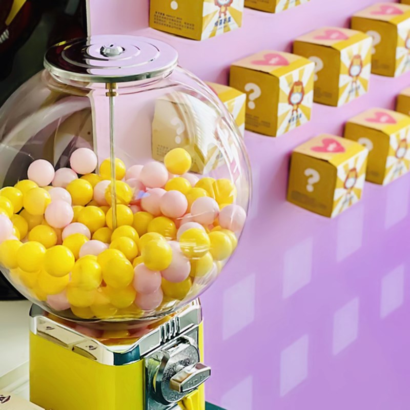 商场互动活动道具抽奖箱创意抽奖游戏圣诞节年会抽奖球网红扭蛋机