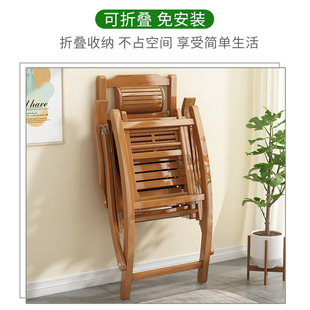 摇摇椅阳台家用休闲大人老人睡椅午休午睡网红折叠靠背竹躺椅