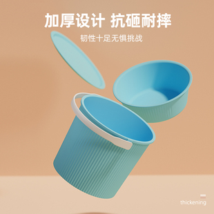 巧腾手提加厚塑料水桶家用储水用学生宿舍用洗衣桶洗澡桶盆套装