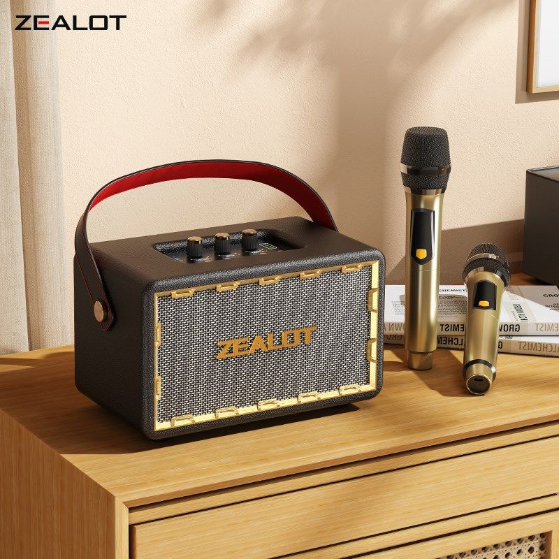 蓝牙音箱麦克风户外唱歌广场舞演出便携一体K歌音响套装生日礼物