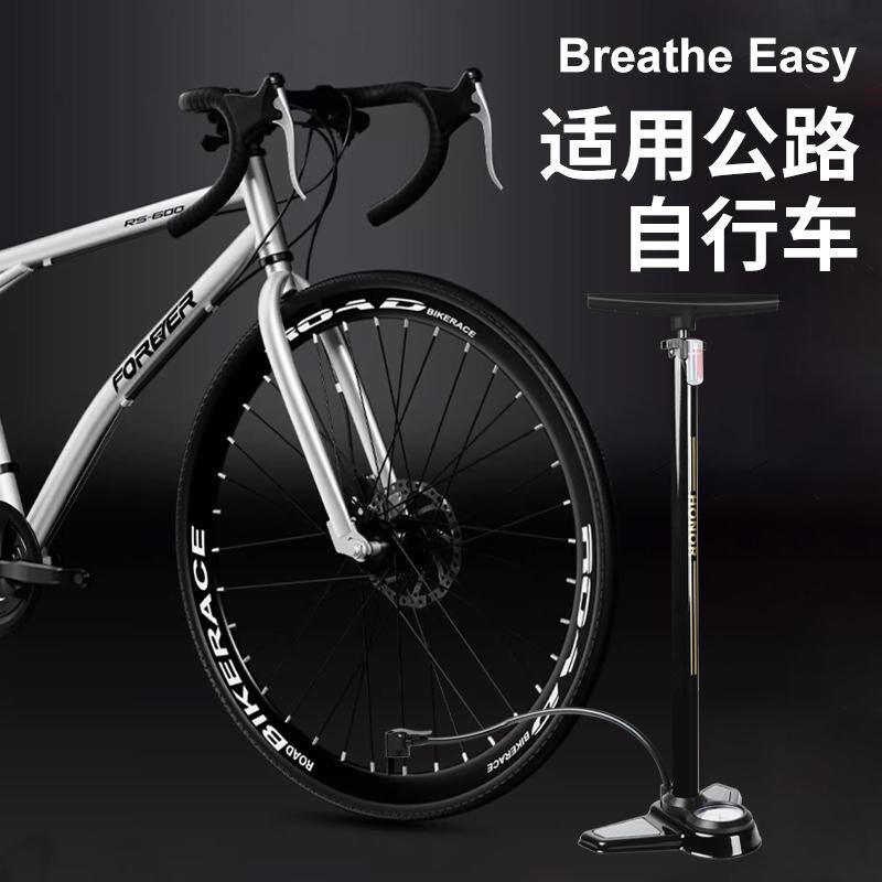 欧耐公路自行车新型高压专业打气筒家用通用摩托汽车专用充气管子