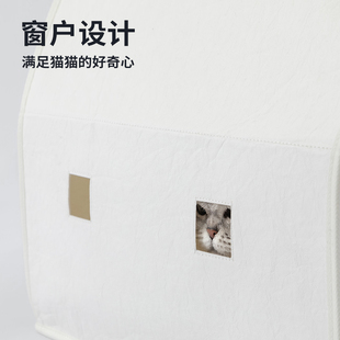 通用安全感布偶猫大半封闭式 猫窝四季 宠物狗窝可拆洗帐篷房子