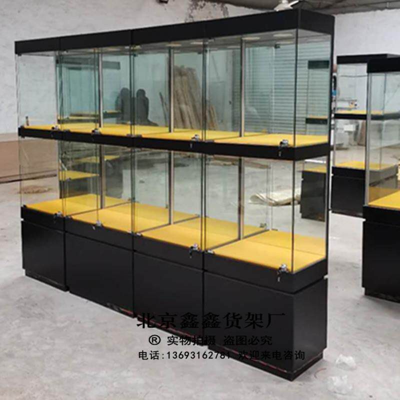 博物馆展柜古董瓷器文物展示柜独立珠宝首饰玻璃柜台产品展览柜台