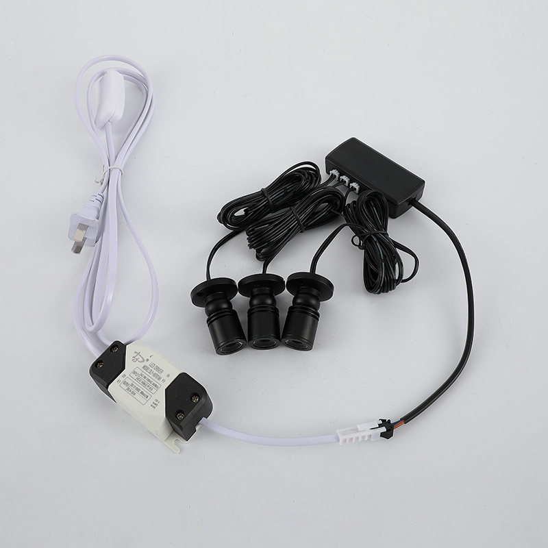 led可粘贴小射灯超小迷你珠宝柜台1W玻璃展示装饰柜免安装串联灯