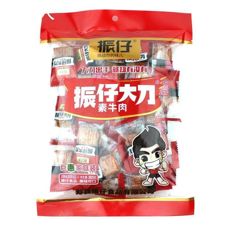 振仔大刀肉嘴巴烧素辣条独立小包装90后怀旧儿时零食小吃休闲食品