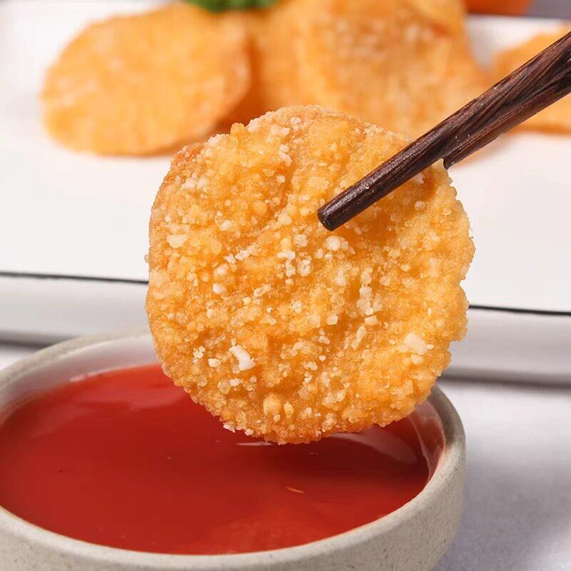 新货大成薯片炸鸡1kg 冷冻半成品空气炸锅食材油炸小吃商用鸡肉片