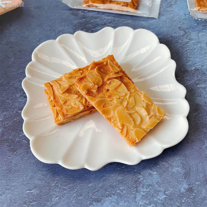 林饼记手工法式焦糖杏仁酥饼薄脆小吃茶点心网红解馋零食休闲新鲜