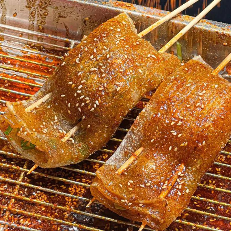 新货潘幺妹重庆烧烤专用苕皮户外露营烧烤食材四川特产烧烤大苕皮
