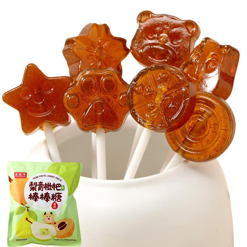 现货莱阳秋梨膏枇杷棒棒糖