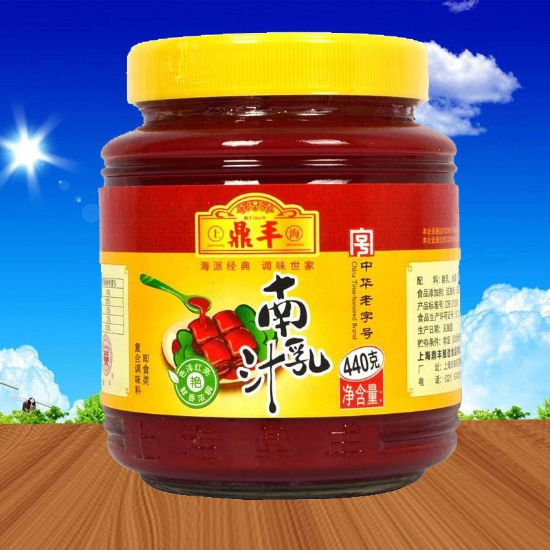 上海鼎丰南乳汁440g南乳汁红烧肉炖肉火锅调味料烹饪增色增味原料
