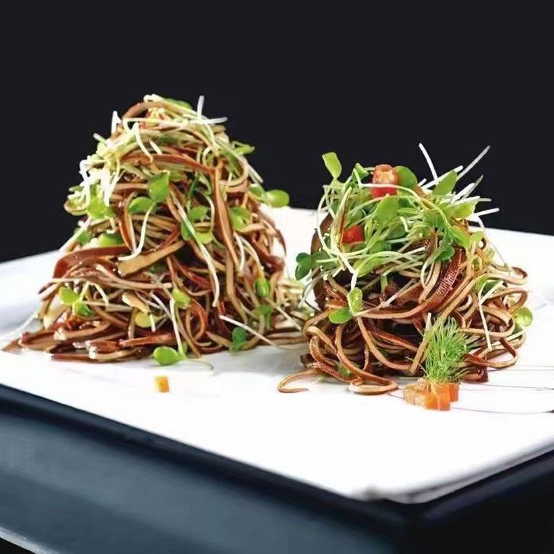 新货五香黑豆丝整箱20包免切豆腐丝豆丝黑豆皮凉菜即食酒店商用食