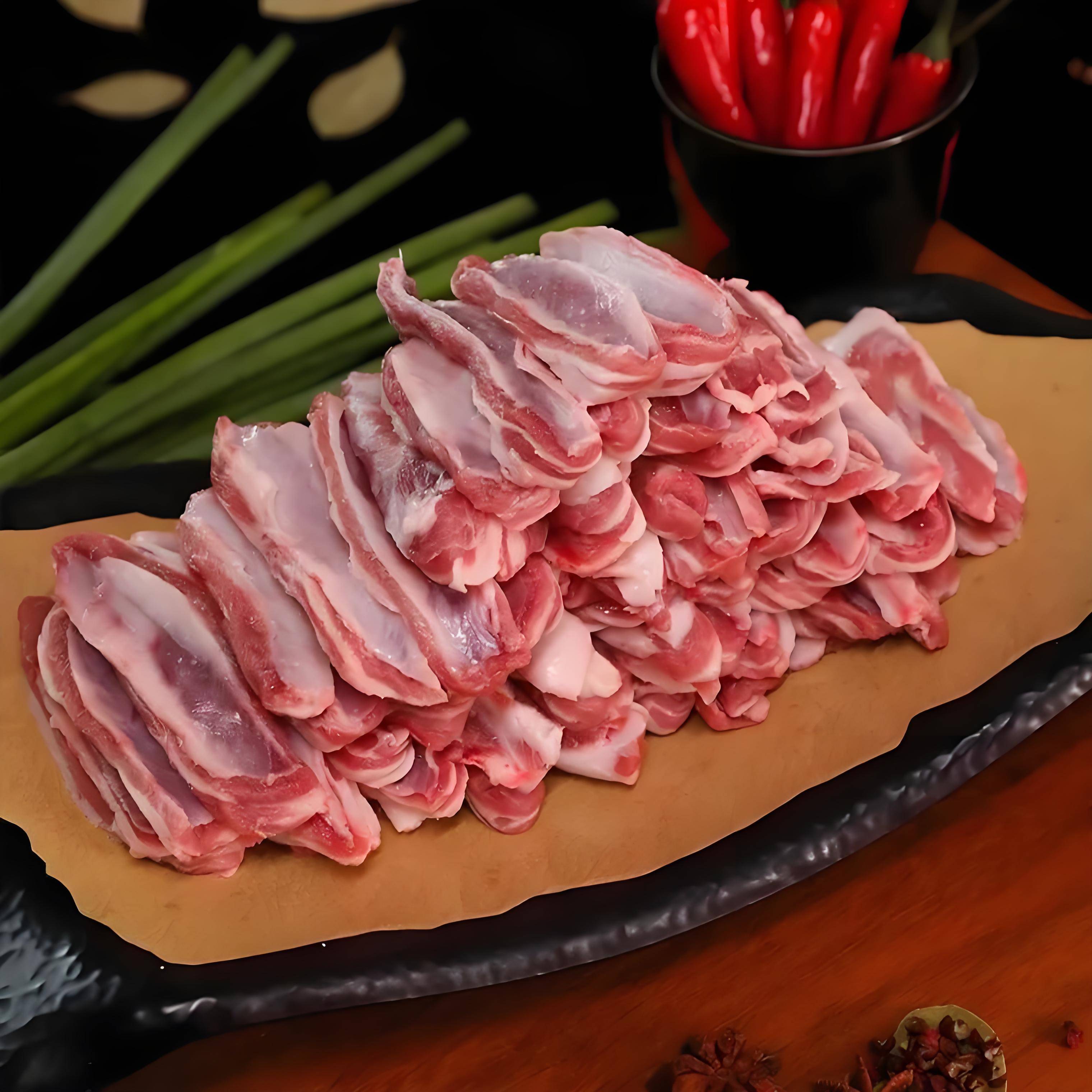 新货羊肉羔羊肋间肉新鲜羊排肉烧烤食材油炸大串手抓羊排顺丰包邮