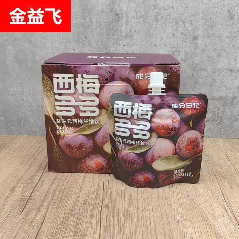 成分日记西梅汁西梅多多益生元纤维果汁饮料120ml*7袋