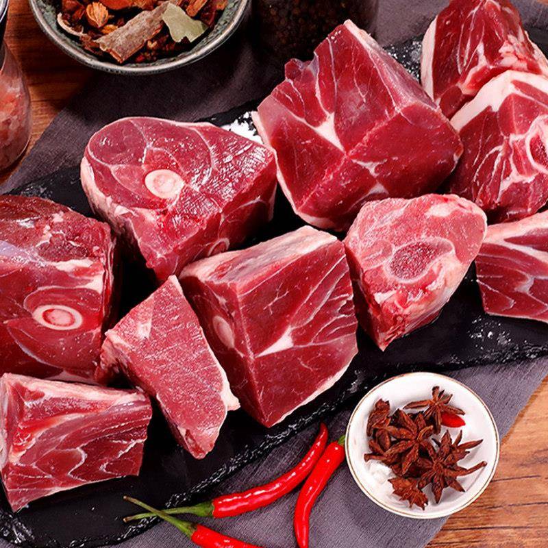 新货羊肉新鲜10斤羊腿肉草原散养乳羔羊整腿肉烧烤生羊肉