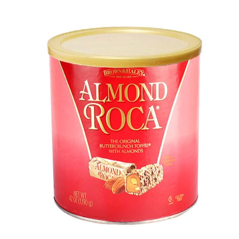美国进口Almond Roca乐家黑巧克力杏仁糖 酥脆婚礼喜糖果零食礼盒