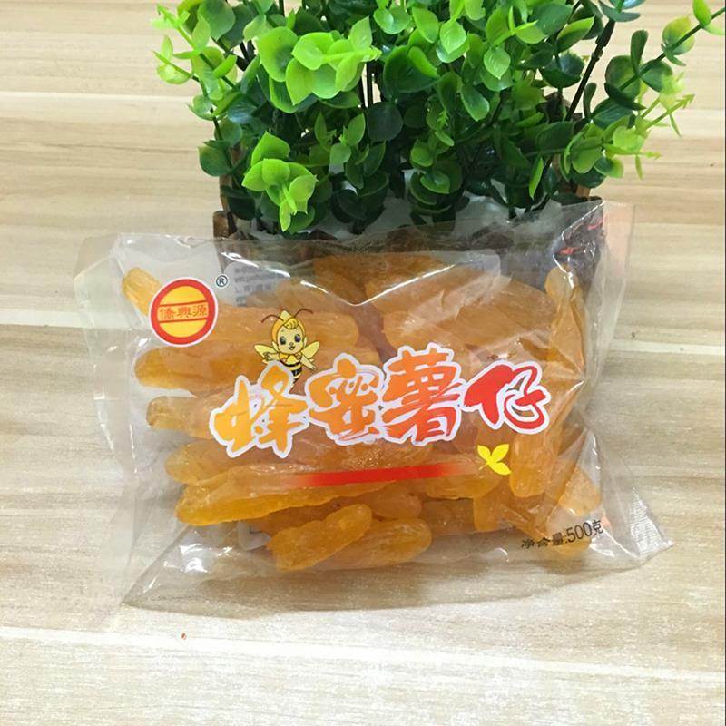 侨兴源 500g蜂蜜薯仔红薯蜂蜜紫薯地瓜干水晶紫薯红薯2包包邮
