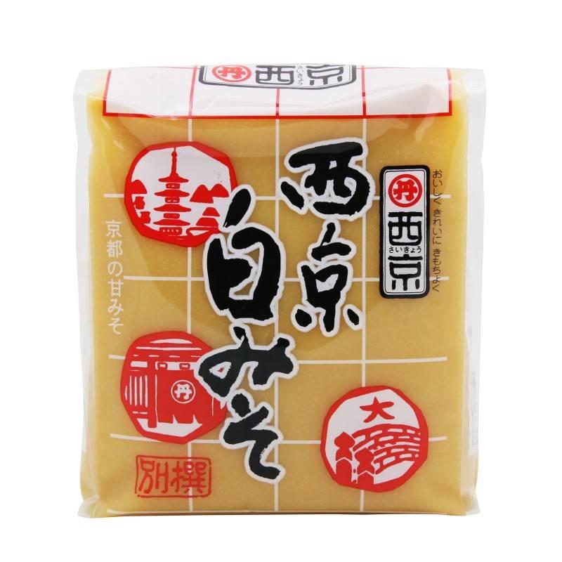 日本进口味增 西京白味噌酱 500g酱西京白米烧鳕鱼味噌 味噌汤