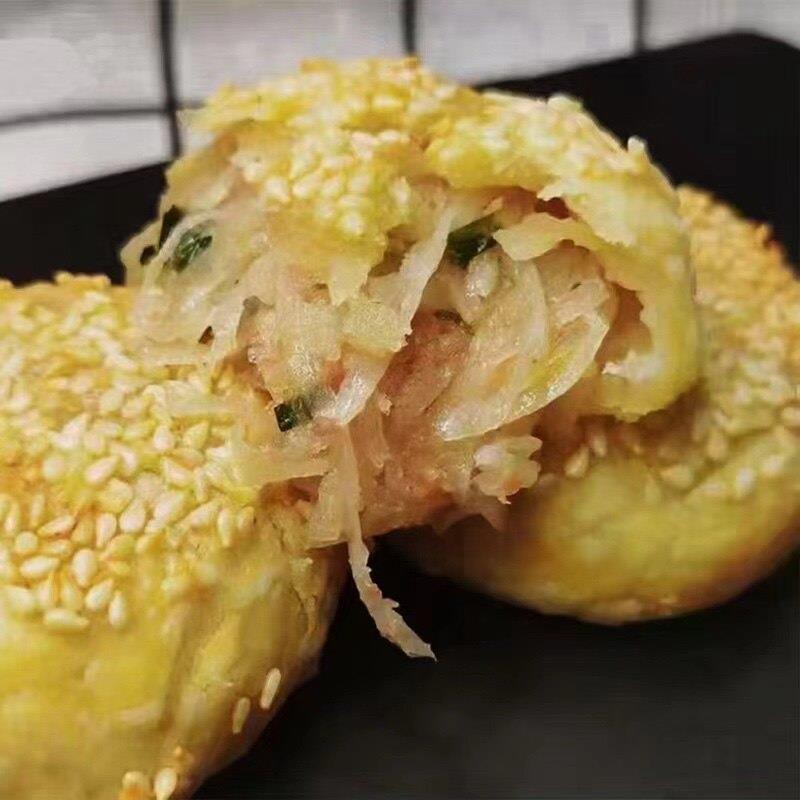 新货恒士兴萝卜丝酥饼500克酥皮馅饼半成品早餐速食烧饼商用特色
