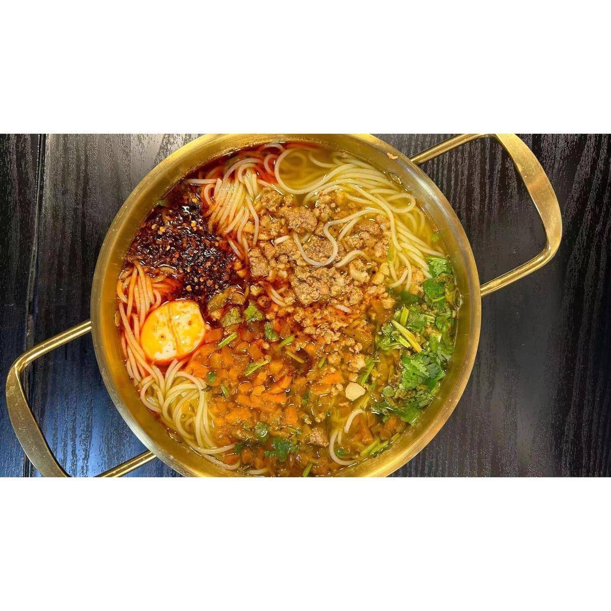 老味徐州百年特产米线少华街酱香麻辣粉肉酱真空素食方便买6送1!