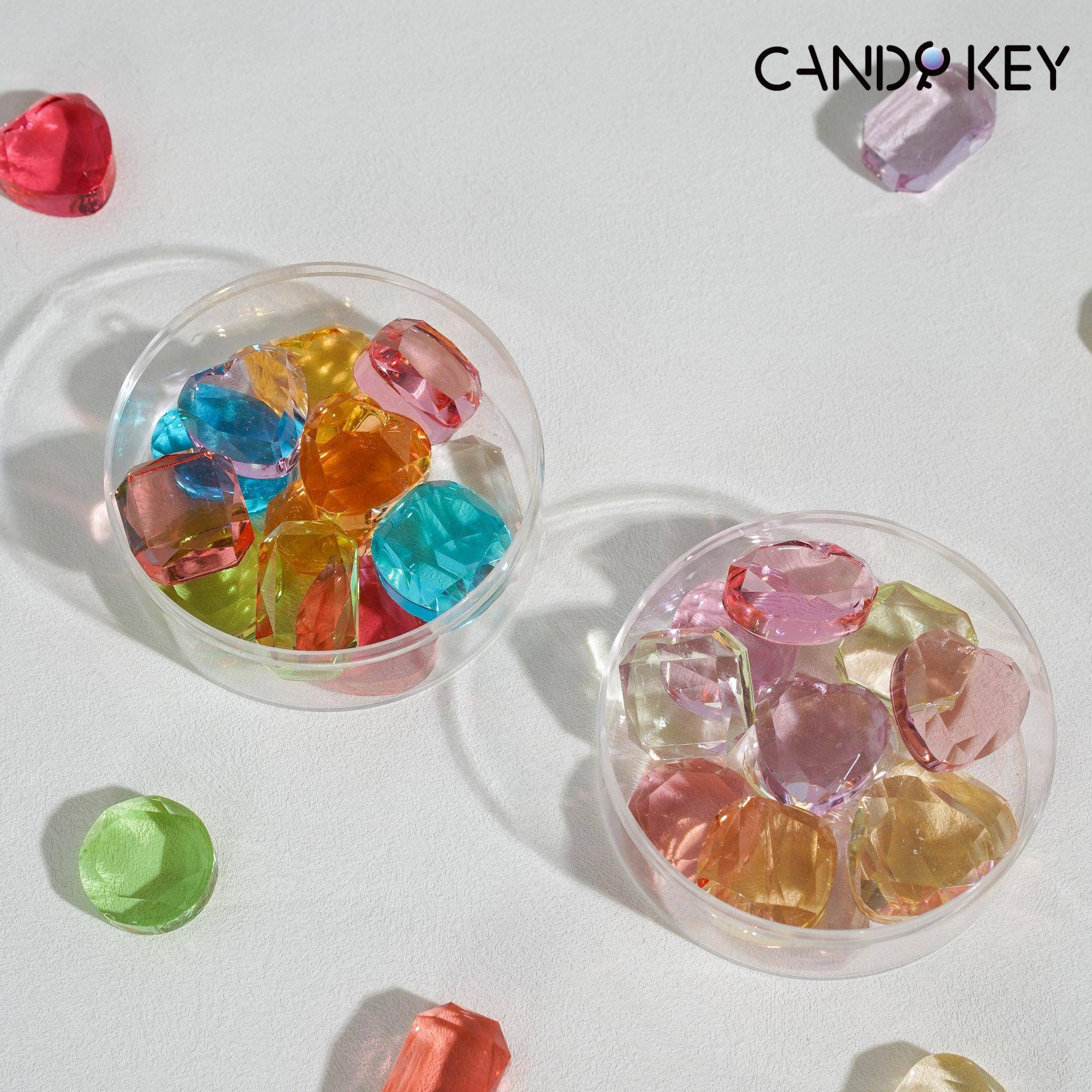 【新品上市】CANDY KEY彩色宝石糖多巴胺配色高颜值手工水晶糖果
