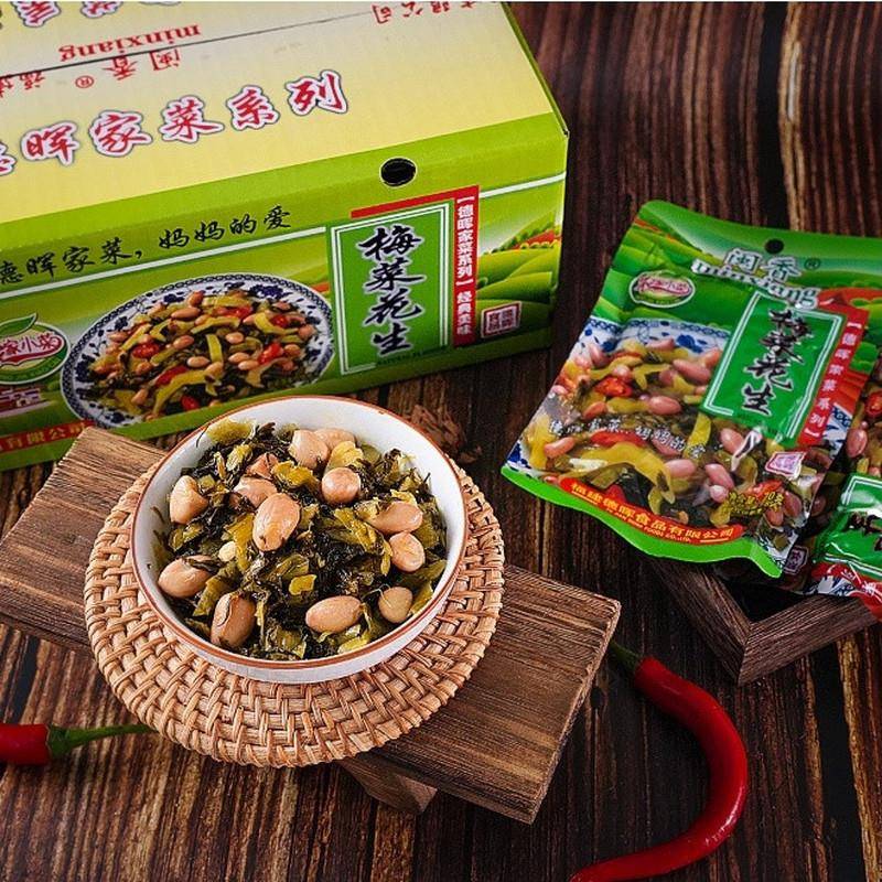 闽香梅菜花生酱菜福建特产咸菜即食小菜佐餐拌饭即食下饭菜腌菜