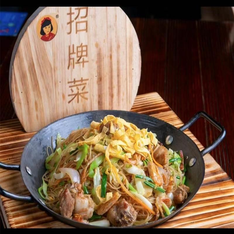 温州乐清特产沙岙米粉干西施中粗袋装方便速食干米线炒煮主食面条