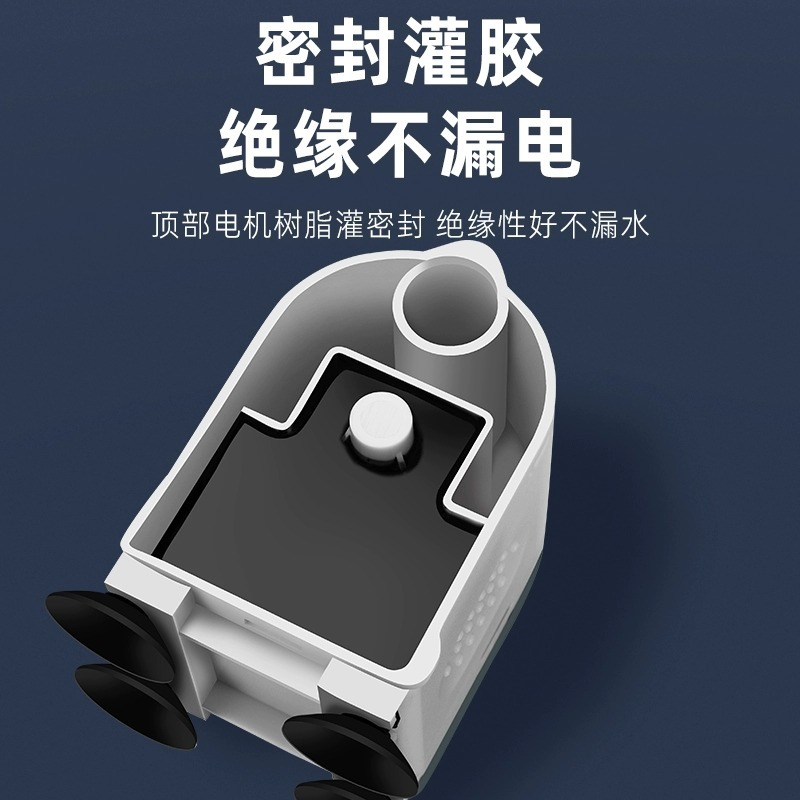 鱼缸水泵循环泵抽水潜水泵过滤器三合一静音过滤泵养鱼增氧一体式