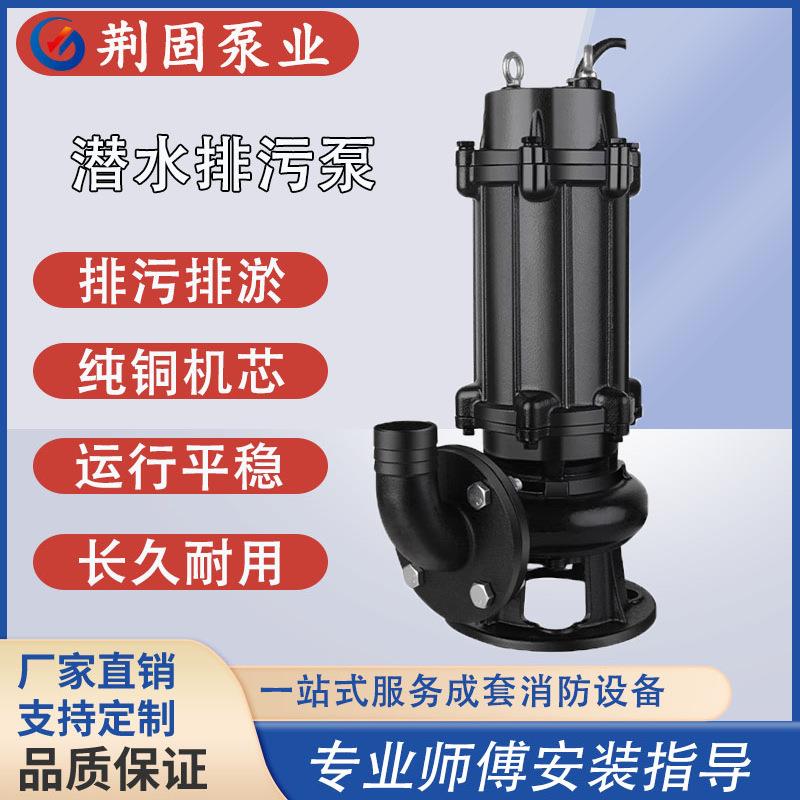 地下室排污泵大流量潜污高杨程污水提升泵380v污水泵WQ抽水排水泵