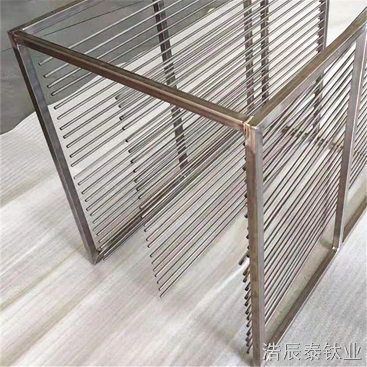 钛合金框架钛型材承重力强来图加工