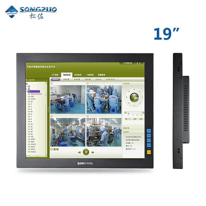 松佐19寸工业监视器正屏工控监控车载监视器嵌入式液晶监视器