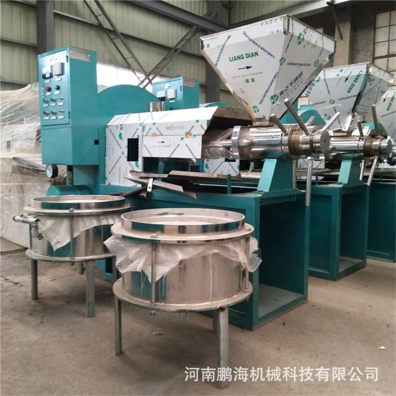 125型全自动榨油机油坊大型商用多种功能榨油机冷热两用油脂设备